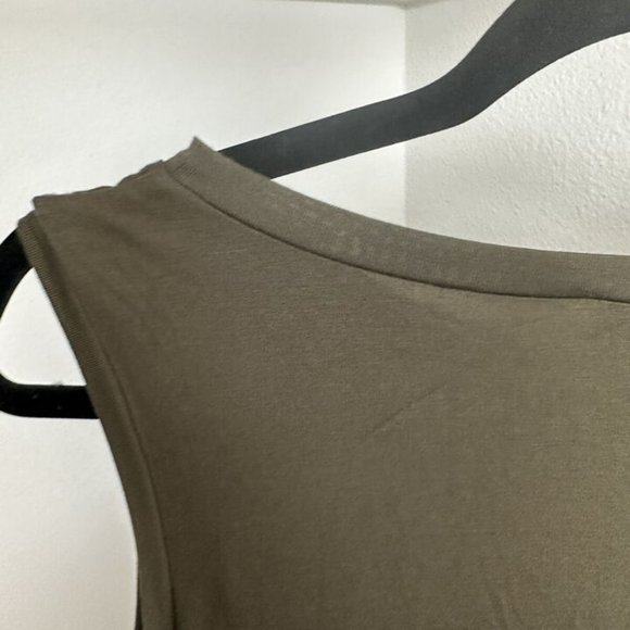 Michael Kors Large Basics Shirt IVY QT35KG2T45 MSRP $79.50 Green Blouse - Picture 9 of 12